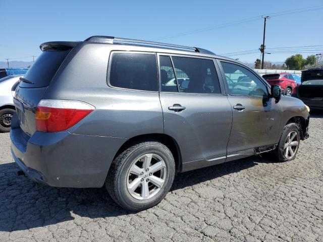 5TDZA3EHXAS002776 - 2010 TOYOTA HIGHLANDER GRAY photo 3