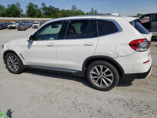 5UXTR9C55KLD96699 - 2019 BMW X3 XDRIVE30I WHITE photo 2