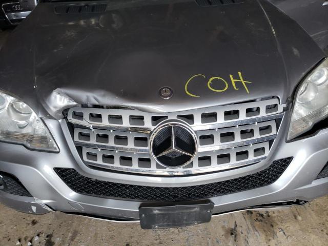 4JGBB8GB5BA671309 - 2011 MERCEDES-BENZ ML 350 4MATIC GRAY photo 7