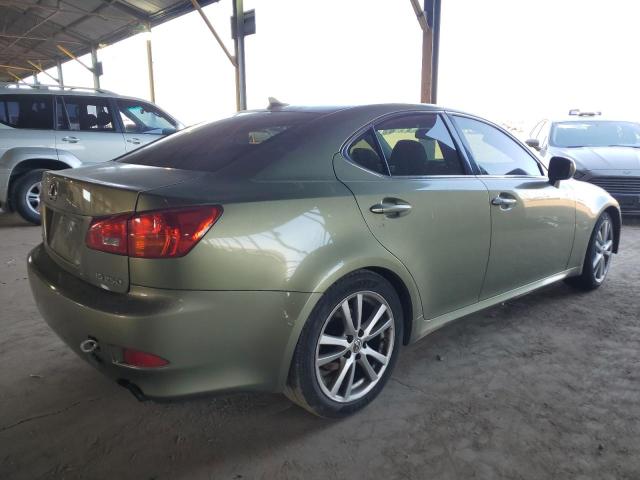 JTHBK262775044080 - 2007 LEXUS IS 250 GREEN photo 3