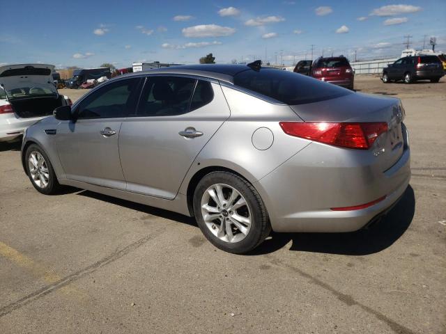 KNAGN4A77B5172399 - 2011 KIA OPTIMA EX SILVER photo 2