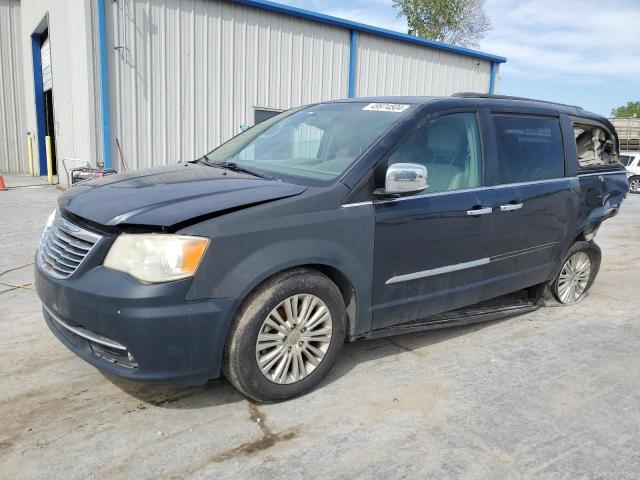 2C4RC1CG6DR675912 - 2013 CHRYSLER TOWN & COU TOURING L BLACK photo 1