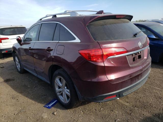 5J8TB4H52FL018751 - 2015 ACURA RDX TECHNOLOGY MAROON photo 2