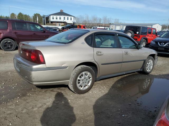 2G1WF52E029387939 - 2002 CHEVROLET IMPALA BEIGE photo 3