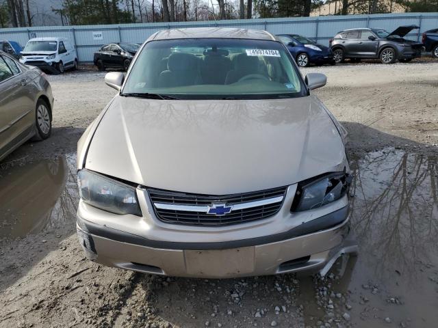 2G1WF52E029387939 - 2002 CHEVROLET IMPALA BEIGE photo 5