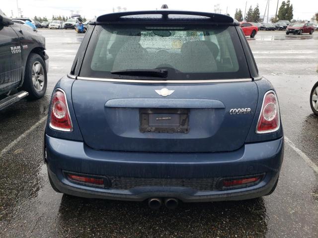 WMWSV3C53BTY12281 - 2011 MINI COOPER S BLUE photo 6