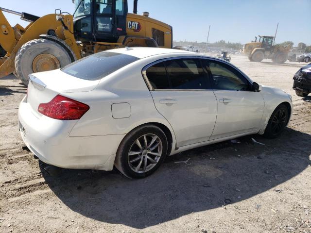 JN1CV6AP1DM718297 - 2013 INFINITI G37 BASE WHITE photo 3