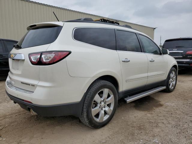 1GNKRJKD1EJ317198 - 2014 CHEVROLET TRAVERSE LTZ WHITE photo 3