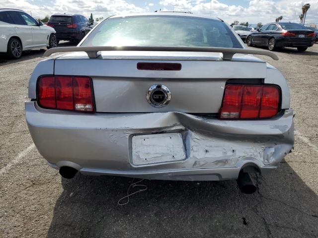 1ZVHT82H255130607 - 2005 FORD MUSTANG GT SILVER photo 6