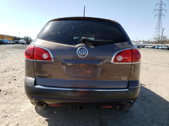 5GALVCED5AJ211722 - 2010 BUICK ENCLAVE CXL BROWN photo 6