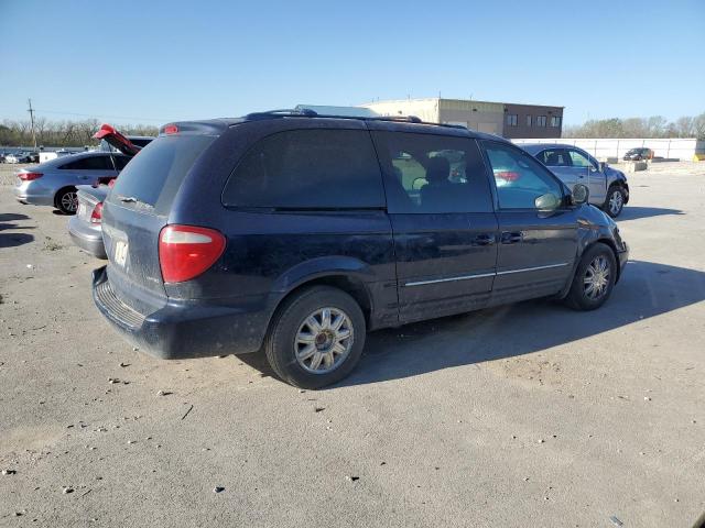 2C8GP64L44R593809 - 2004 CHRYSLER TOWN & COU LIMITED BLUE photo 3