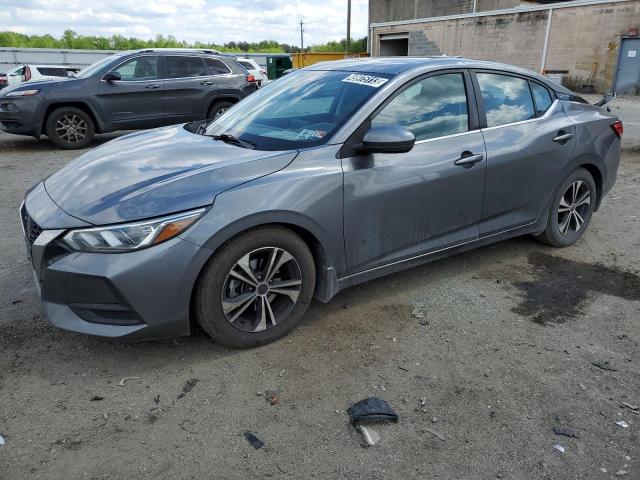 3N1AB8CV1LY211130 - 2020 NISSAN SENTRA SV GRAY photo 1