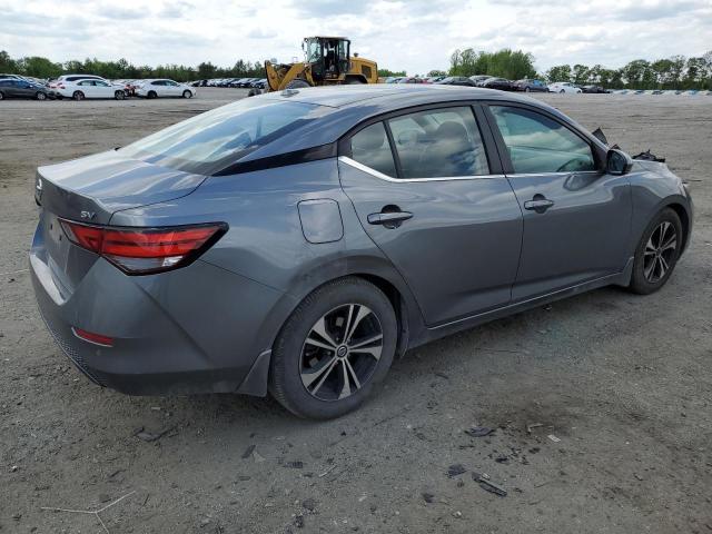 3N1AB8CV1LY211130 - 2020 NISSAN SENTRA SV GRAY photo 3