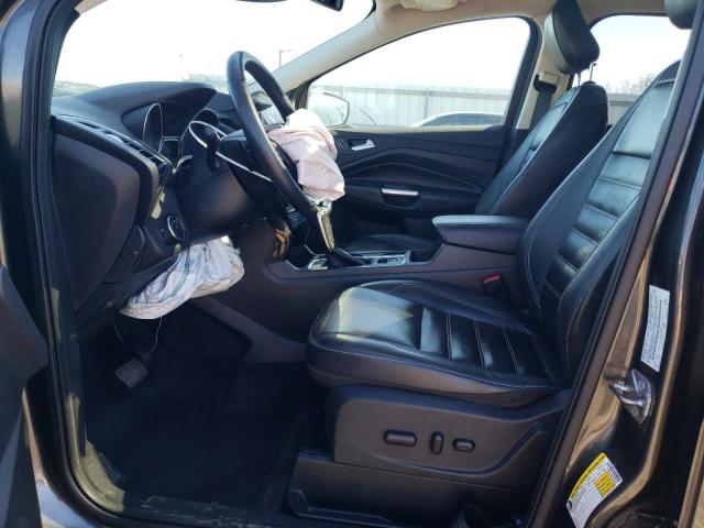 1FMCU9J95JUB92461 - 2018 FORD ESCAPE TITANIUM GRAY photo 7