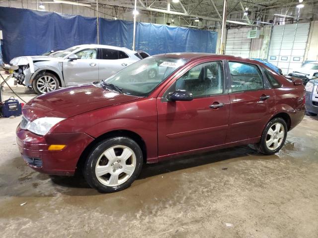 1FAHP34N17W159628 - 2007 FORD FOCUS ZX4 MAROON photo 1