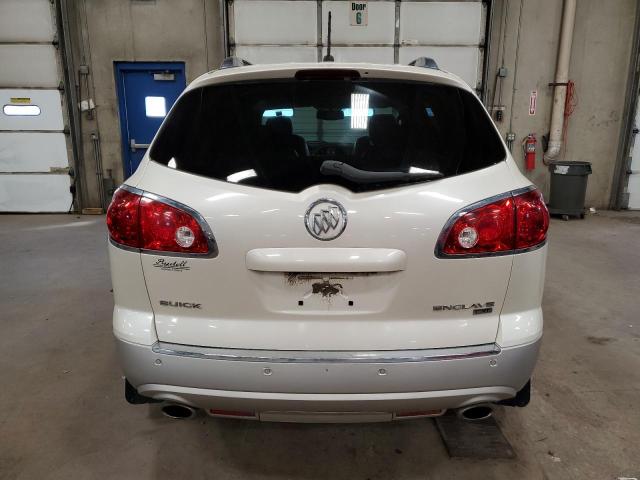 5GALRBED4AJ101050 - 2010 BUICK ENCLAVE CXL WHITE photo 6