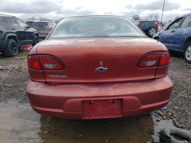 1G1JC1246Y7119183 - 2000 CHEVROLET CAVALIER BURGUNDY photo 6