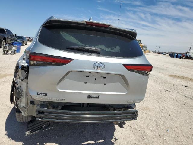 5TDGZRBH8MS061238 - 2021 TOYOTA HIGHLANDER XLE SILVER photo 6