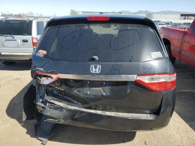 5FNRL5H60BB011377 - 2011 HONDA ODYSSEY EXL BLACK photo 6