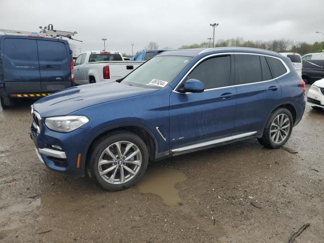 5UXTR9C57JLD64805 - 2018 BMW X3 XDRIVE30I BLUE photo 1