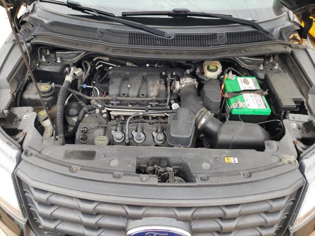 1FM5K8AR7GGB44640 - 2016 FORD EXPLORER POLICE INTERCEPTOR BLACK photo 11