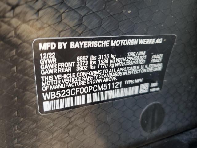 WB523CF00PCM51121 - 2023 BMW IX XDRIVE50 Ağ foto 13