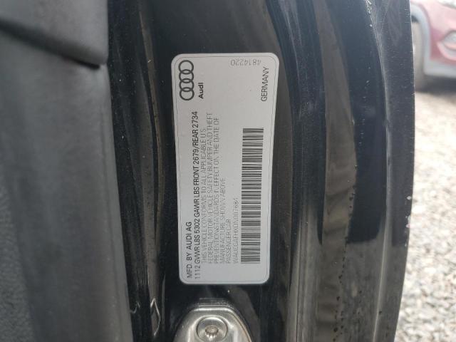 WAUCGAFHXDN007684 - 2013 AUDI S5 PREMIUM PLUS BLACK photo 12