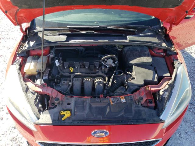 1FADP3F25GL351041 - 2016 FORD FOCUS SE RED photo 11