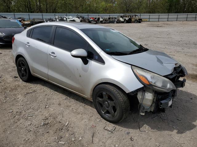 KNADN4A38G6624734 - 2016 KIA RIO EX SILVER photo 4