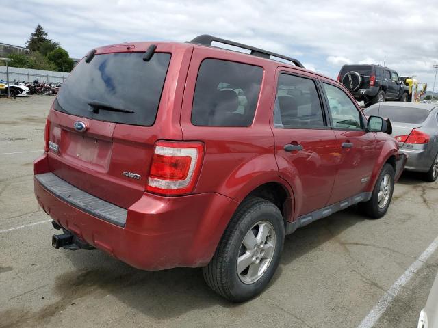 1FMCU93Z68KB80130 - 2008 FORD ESCAPE XLT RED photo 3