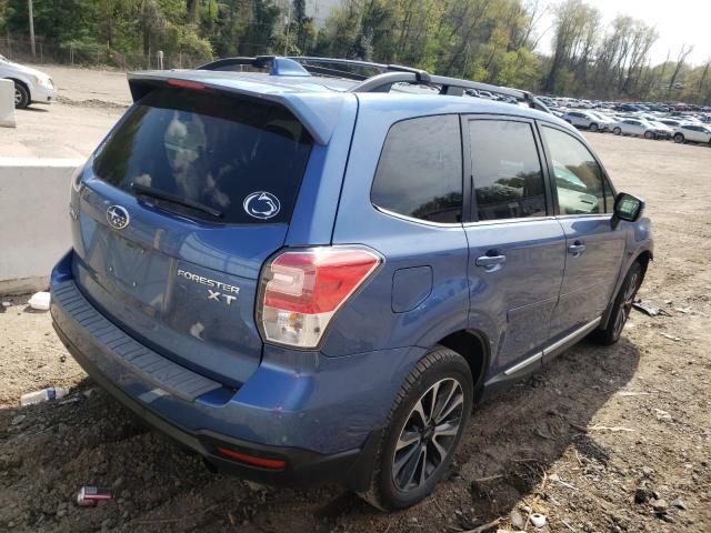 JF2SJGWCXHH555360 - 2017 SUBARU FORESTER 2.0XT TOURING BLUE photo 3