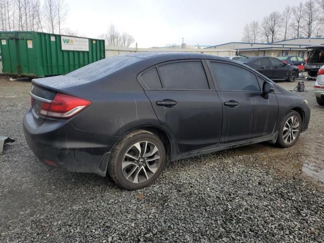 19XFB2F91DE209458 - 2013 HONDA CIVIC EXL BLACK photo 3