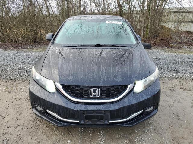 19XFB2F91DE209458 - 2013 HONDA CIVIC EXL BLACK photo 5