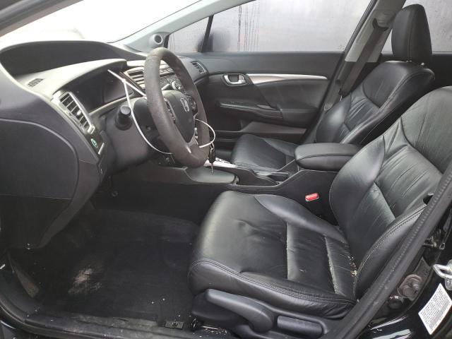 19XFB2F91DE209458 - 2013 HONDA CIVIC EXL BLACK photo 7