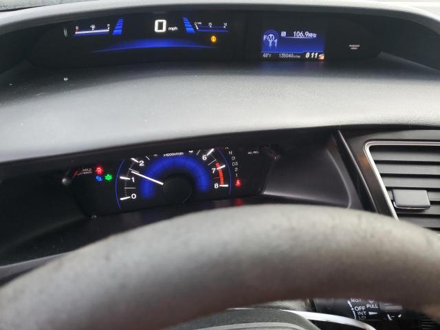 19XFB2F91DE209458 - 2013 HONDA CIVIC EXL BLACK photo 9