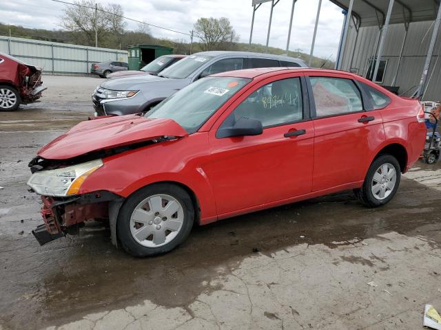 1FAHP34N38W137390 - 2008 FORD FOCUS S/SE RED photo 1