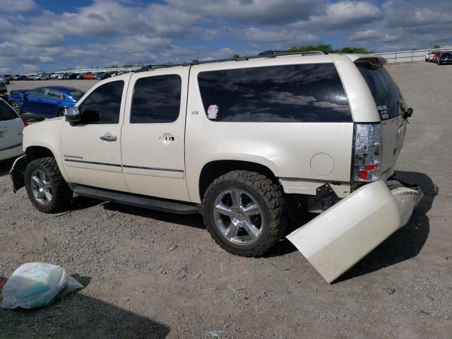 1GNSKKE70DR354808 - 2013 CHEVROLET SUBURBAN K1500 LTZ WHITE photo 2