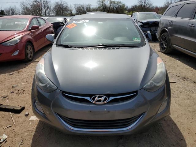 5NPDH4AE9DH166554 - 2013 HYUNDAI ELANTRA GLS GRAY photo 5