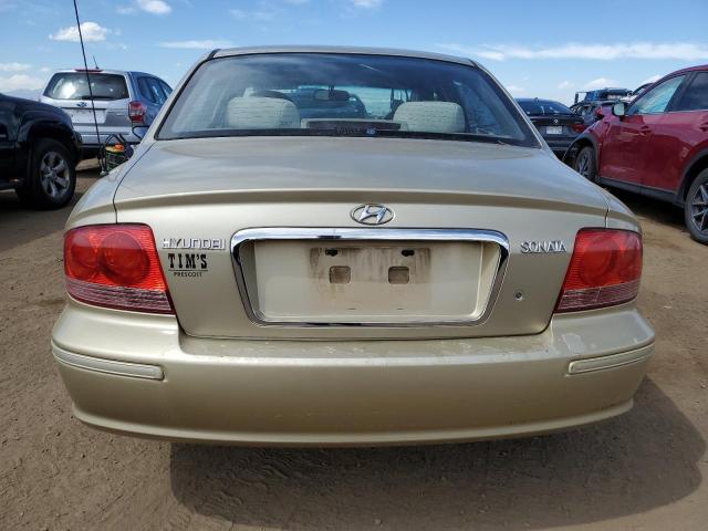 KMHWF25S13A895538 - 2003 HYUNDAI SONATA GL GOLD photo 6