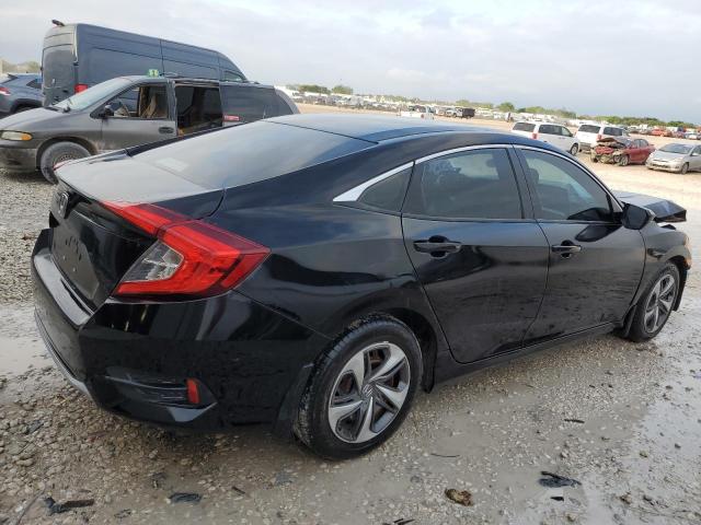 19XFC2F68KE007734 - 2019 HONDA CIVIC LX BLACK photo 3