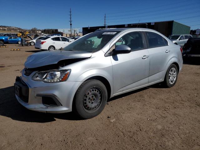 1G1JB5SH6H4172741 - 2017 CHEVROLET SONIC LS SILVER photo 1