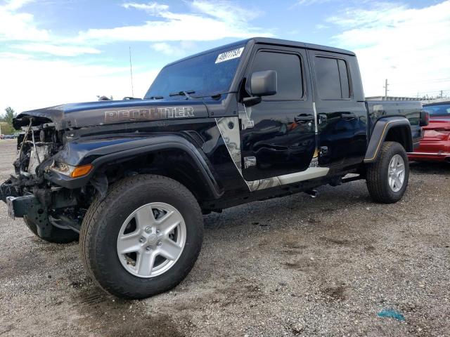 1C6JJTAMXPL505371 - 2023 JEEP GLADIATOR SPORT BLACK photo 1