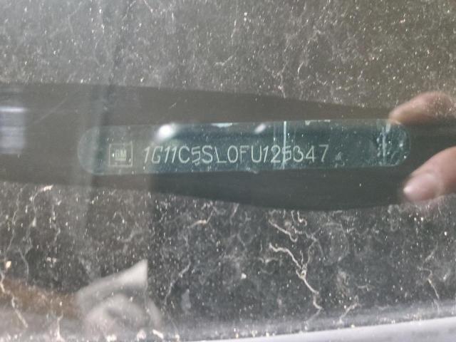 1G11C5SL0FU125347 - 2015 CHEVROLET MALIBU 1LT SILVER photo 12