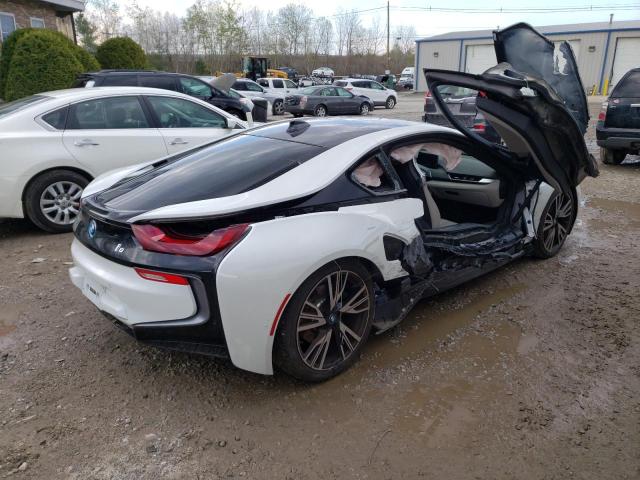 WBY2Z2C59FV391824 - 2015 BMW I8 WHITE photo 3