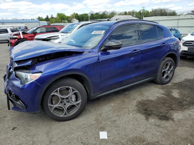 ZASPAKAN1M7D17856 - 2021 ALFA ROMEO STELVIO SPORT Blau Foto 1
