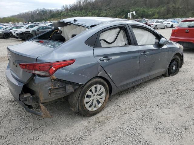 3KPC24A35KE054556 - 2019 HYUNDAI ACCENT SE GRAY photo 3