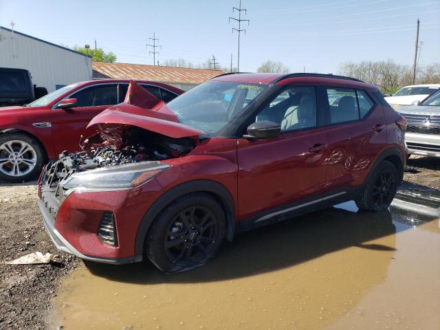 3N1CP5DV2PL566074 - 2023 NISSAN KICKS SR MAROON photo 1