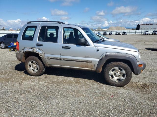 1J4GL48K34W223584 - 2004 JEEP LIBERTY SPORT SILVER photo 4