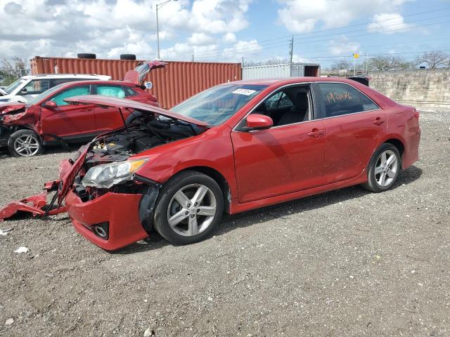 4T1BF1FK0CU617977 - 2012 TOYOTA CAMRY BASE RED photo 1