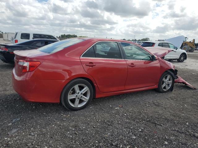 4T1BF1FK0CU617977 - 2012 TOYOTA CAMRY BASE RED photo 3